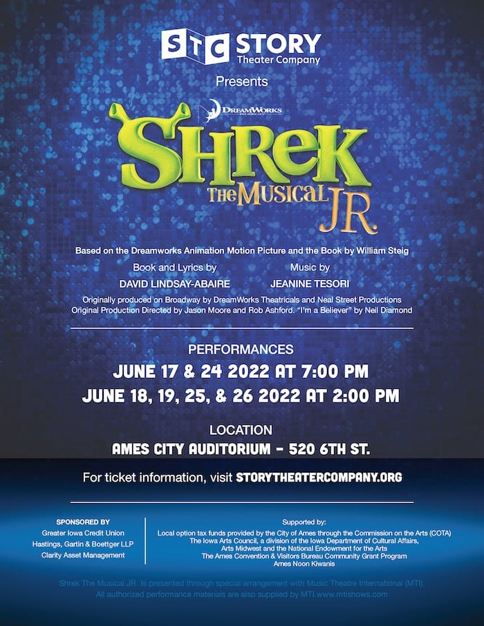 story of my life shrek the musical jr